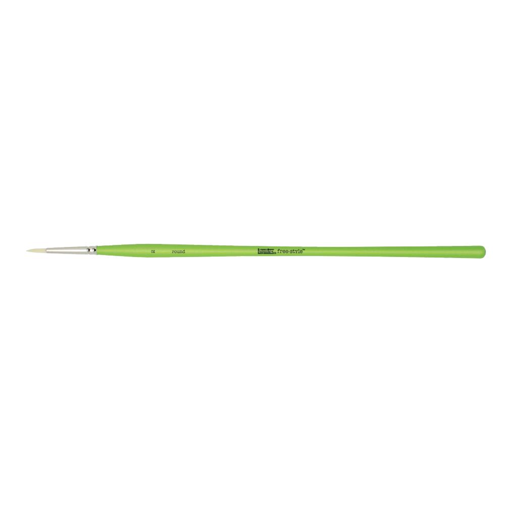 Liquitex Free Style Green Brush Rond No 2