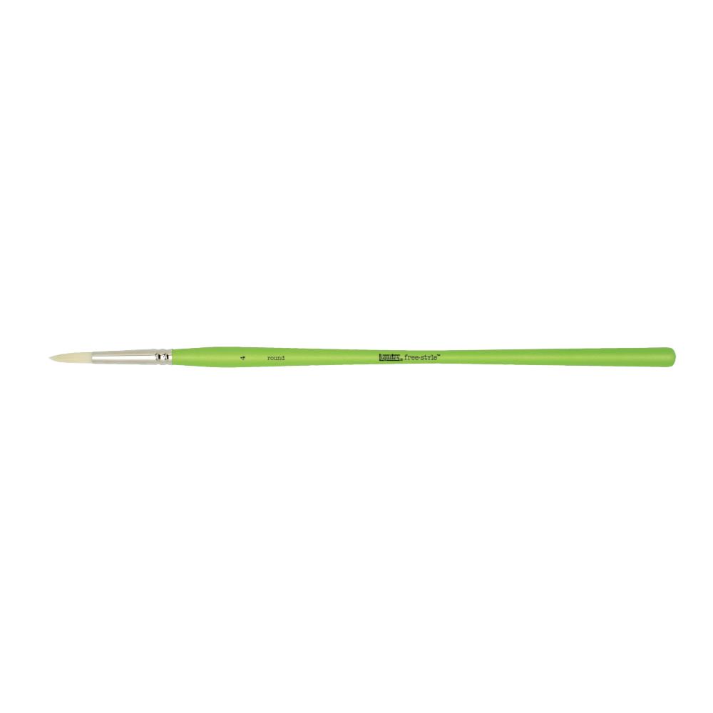 Liquitex Free Style Green Brush Rond No 4