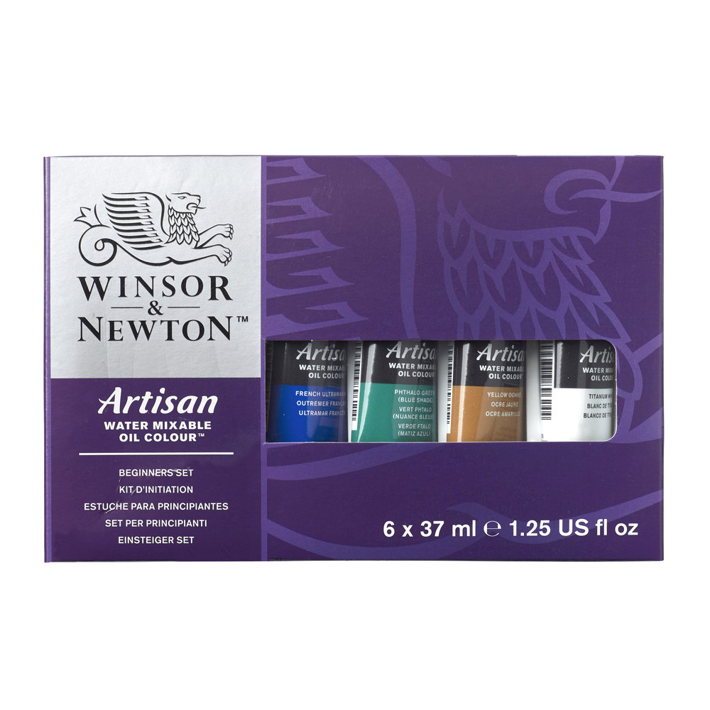 Winsor & Newton Artisan Water Mixable Oil Colour Beginners Set 6x37ml