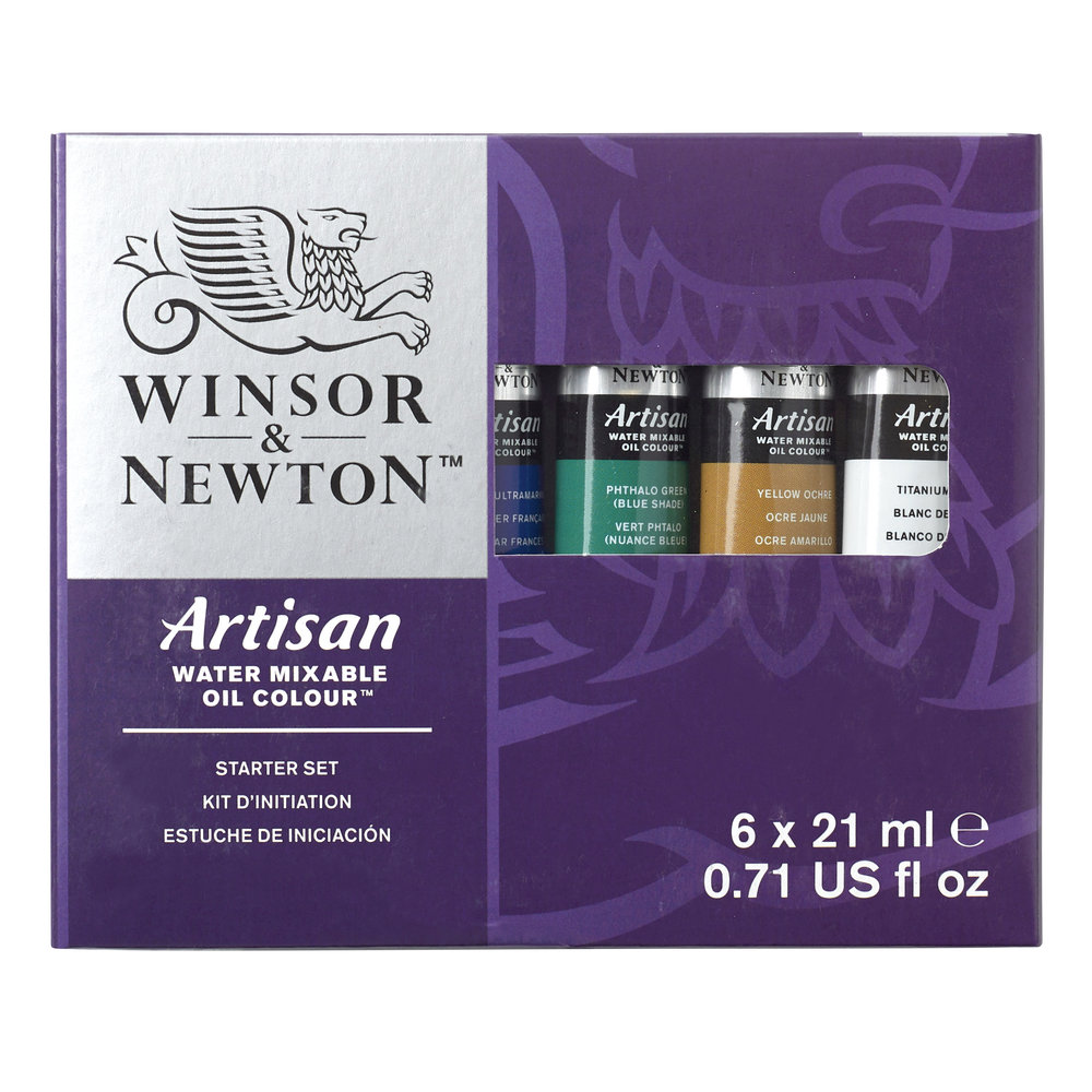 Winsor & Newton Artisan Water Mixable Oil Colour 6x21ml Starter Set