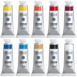 Lefranc Bourgeois Linel Gouache Extra-Fine 10X14ml Double Primary Colour Mix Set