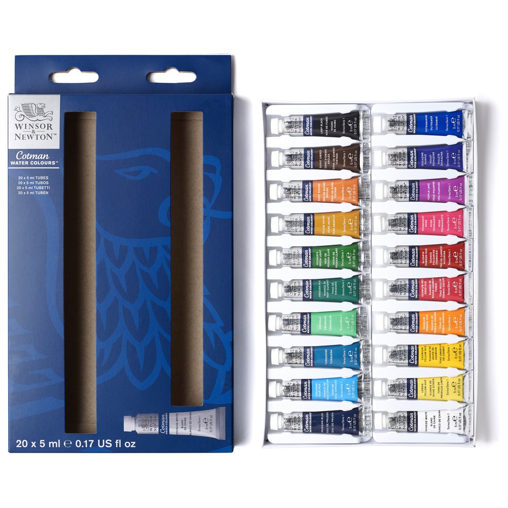 Winsor & Newton Cotman Watercolour 20x5ml Beginners Set