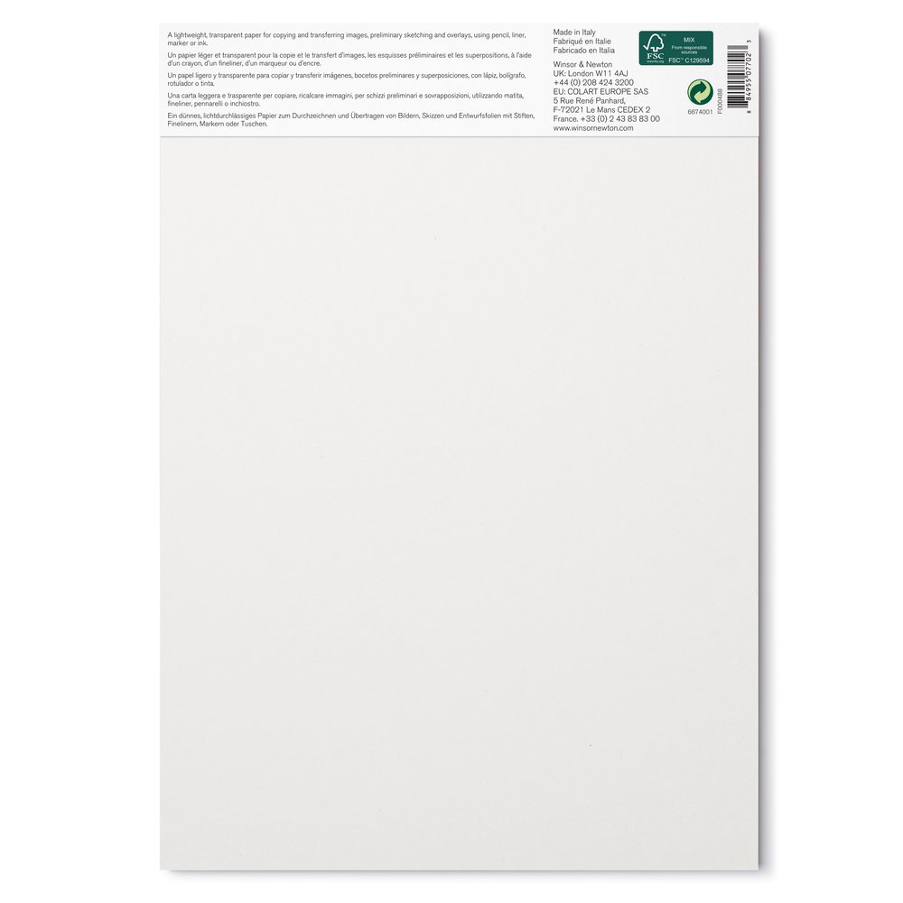 Winsor & Newton Tracing Blok 70gr. A4 40 Vel