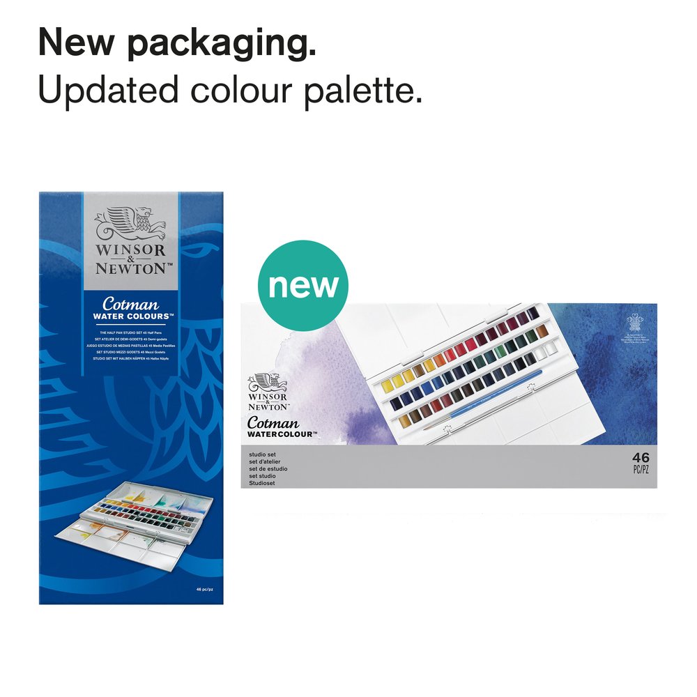 Winsor & Newton Cotman Water Colour Halve nap Studio Set