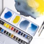 Winsor & Newton Professional Watercolour 18 Halve Pan Reis set