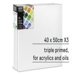 Liquitex Basics Canvas 40x50cm Pak van 3 stuks