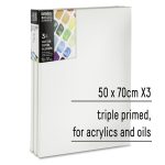 Liquitex Basics Canvas 50X70cm Pak van 3 stuks