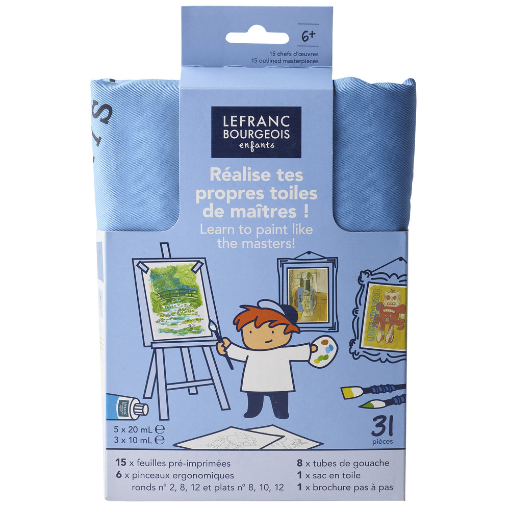 Lefranc Bourgeois Enfants Creatieve Set Leer Schilderen als de Meesters