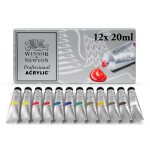 Winsor & Newton Professional Acrylic Colour Starter Set 12x20ml