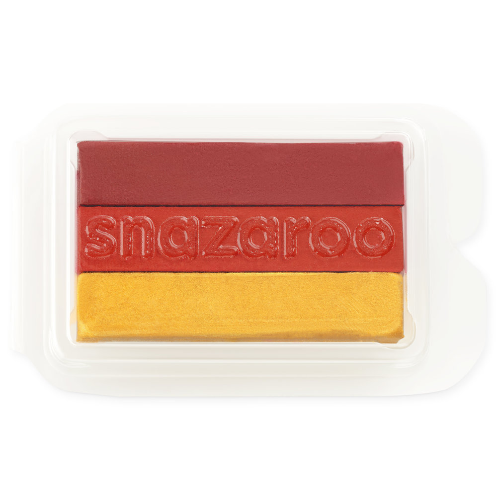 Snazaroo 3-Colour Split Cake 28g - Feestelijk