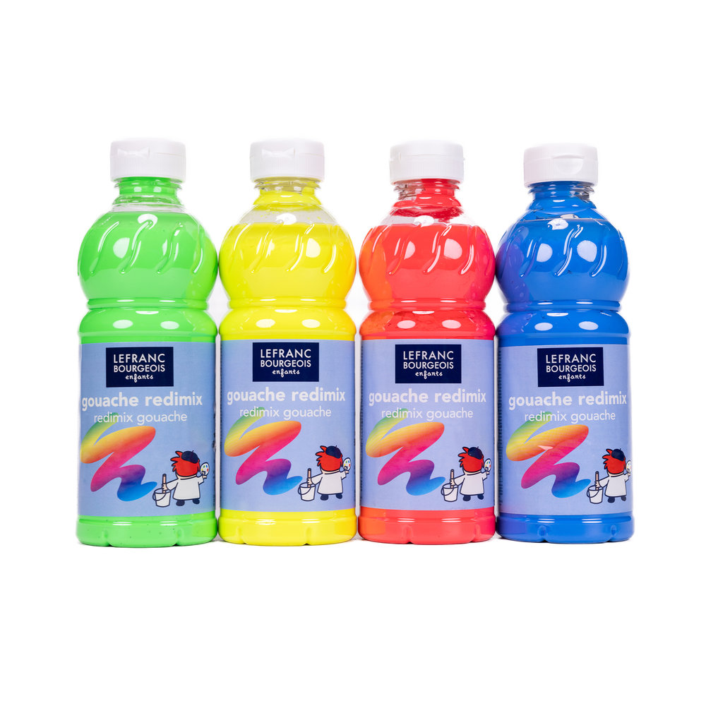 Lefranc Bourgeois Education Redimix Fluo Set 4x500ml