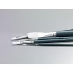 Winsor & Newton Foundation Acrylpenselenset 6 stuks korte steel Rond 3/6,Plat 10/14,Kattentong 3/6