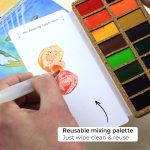 Viviva Watercolor Pans Set - Spring 16 Kleuren