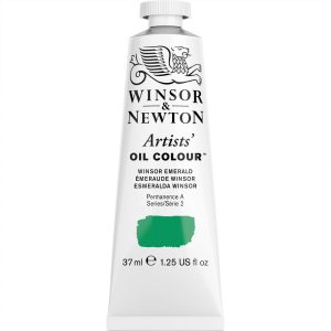 Winsor & Newton Artists' Oil Colour 37ml Tube Winsor Emerald ROW