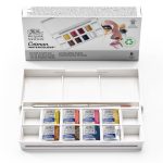 Winsor & Newton Cotman Watercolour 8 Halve Pans Portrait Pocket Set