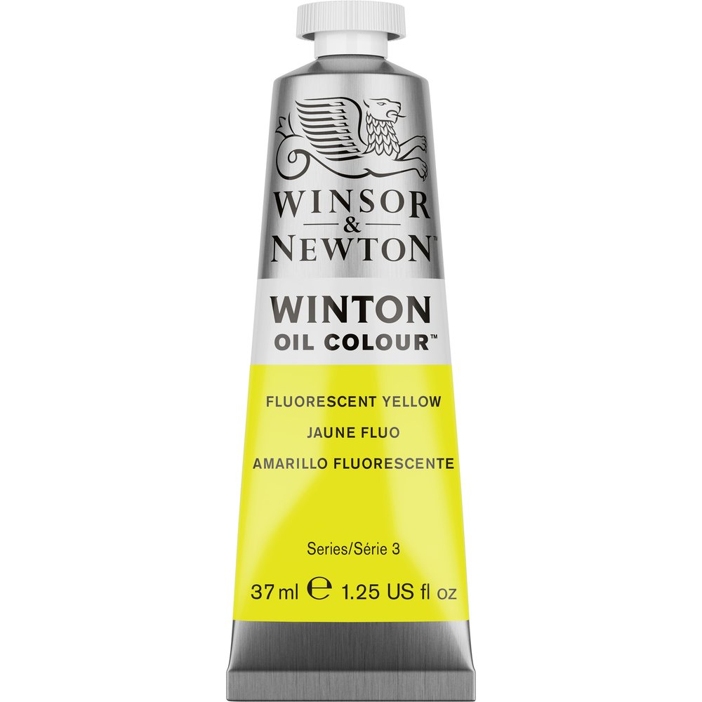 Winsor & Newton Winton Oil Colour 37ml Tube Fluo Yellow