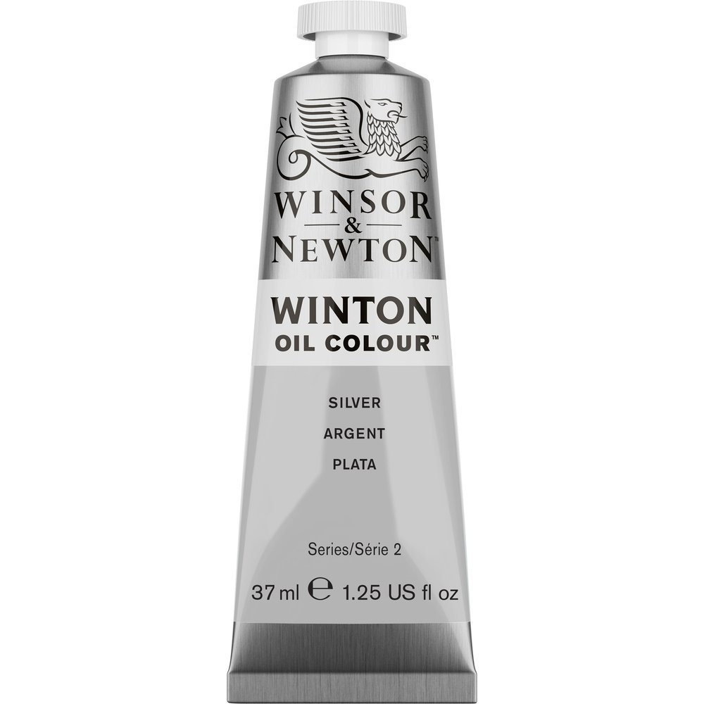 Winsor & Newton Winton Oil Colour 37ml Tube Silver