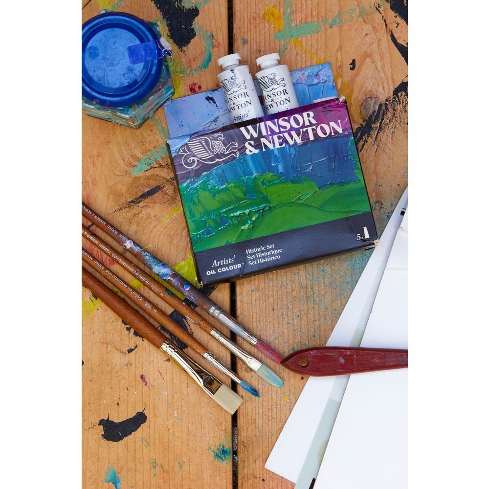 Winsor & Newton Artists Oil Colour Historic Set x5