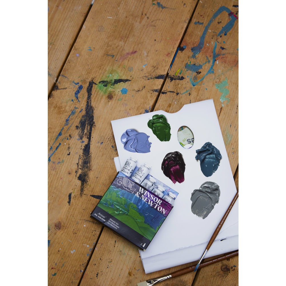 Winsor & Newton Artists Oil Colour Historic Set x5