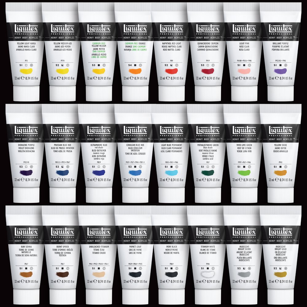 Liquitex Professional Heavy Body Acrylic 24X22ml Set