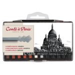 Conté à Paris Schetskrijtjes Assorti 12 stuks