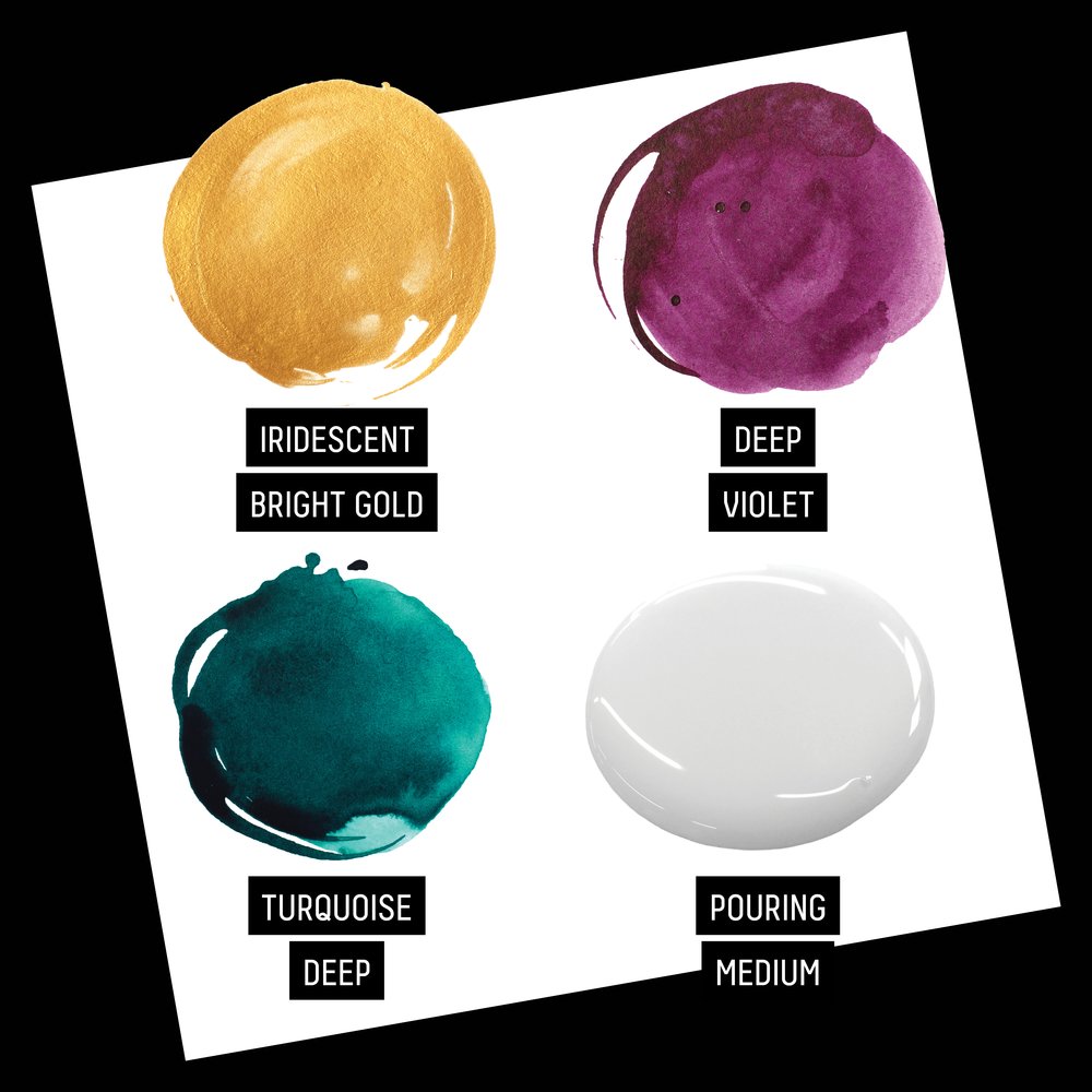 Liquitex Professional Ink! pouring medium set - Deep Colours