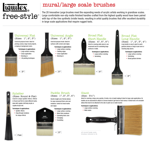 Liquitex Free Style Brush Giant 49x150x280mm