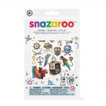 Snazaroo Adventure Temporary Tattoos- Set of 20 - Universal