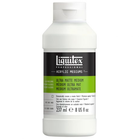 Liquitex Professional Mediums, Ultra Matte Medium