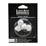 Liquitex Professional Spray Paint 6 X Assorted Caps