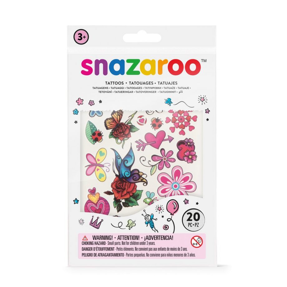 Snazaroo Fantasy Temporary Tattoos- Set of 20 - Universal