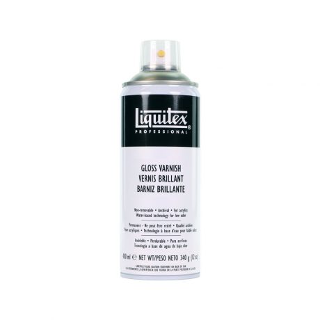 Liquitex Professional Mediums, Gloss Varnish Spray