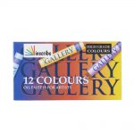 Inscribe Set of 12 Assorted Oil Pastels