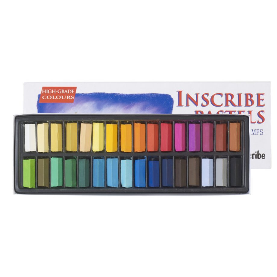 Inscribe Set of 32 Assorted Soft Pastels