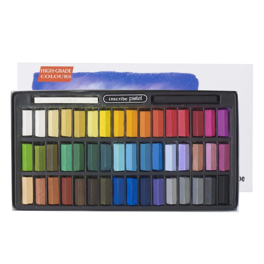 Inscribe Set of 48 Assorted Soft Pastels