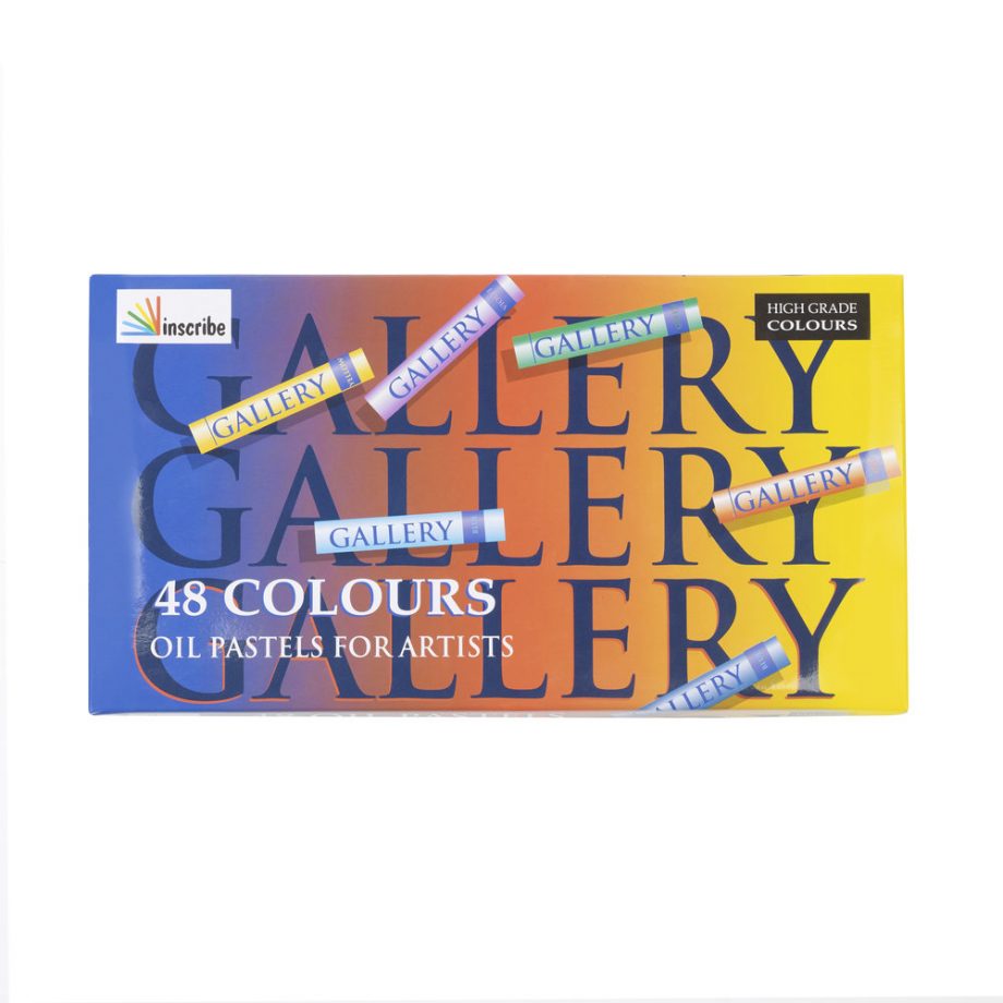 Inscribe Set of 48 Assorted Oil Pastels