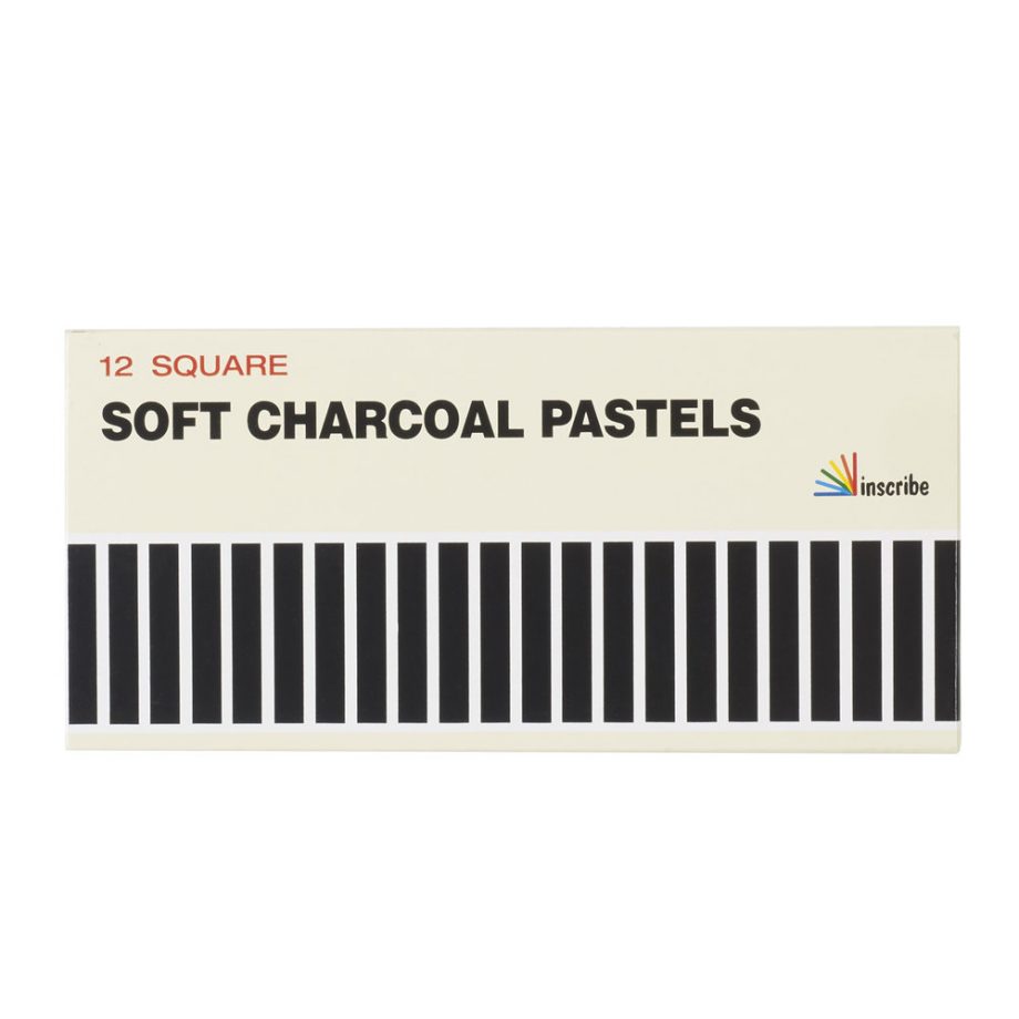 Inscribe Set of 12 Charcoal Soft Pastels