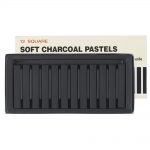 Inscribe Set of 12 Charcoal Soft Pastels