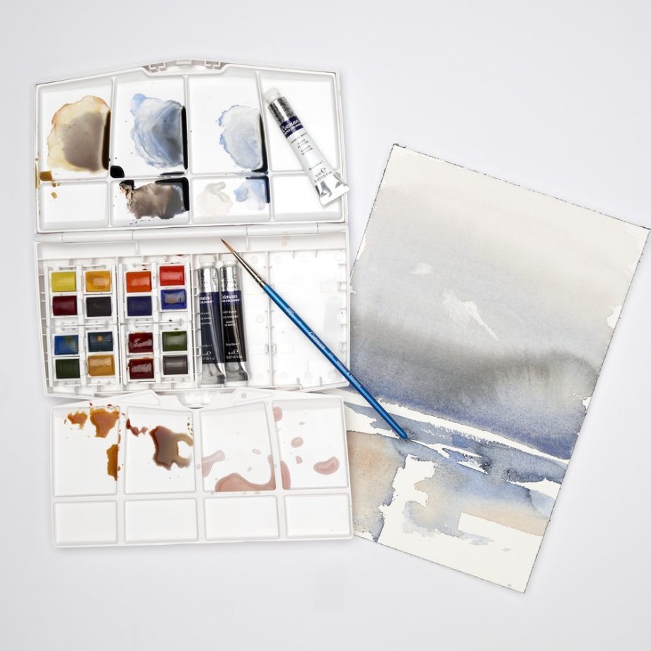 Cotman Watercolour Mixed Travel Set