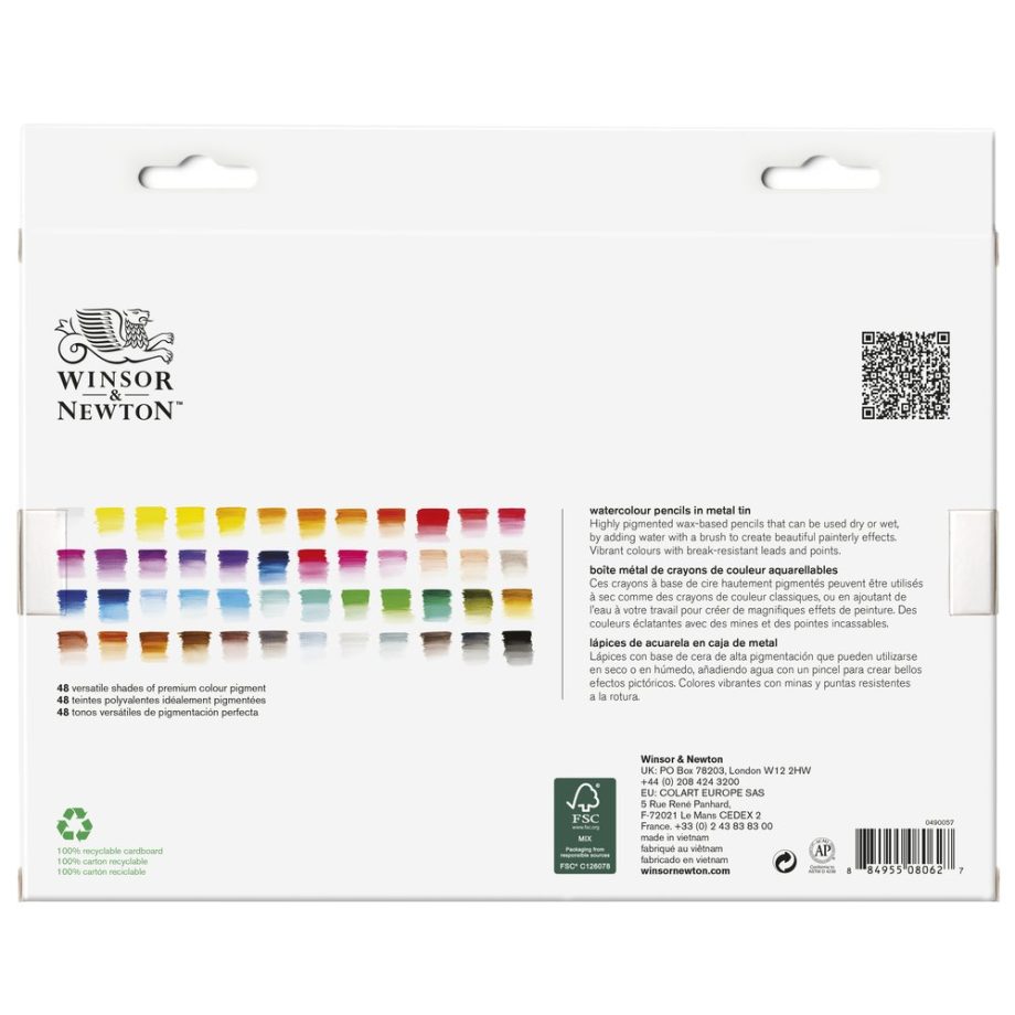 Winsor & Newton Studio Collection Pencil Watercolour x48