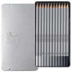 Winsor & Newton Studio Collection Graphite Pencil Soft x12 Tin Set