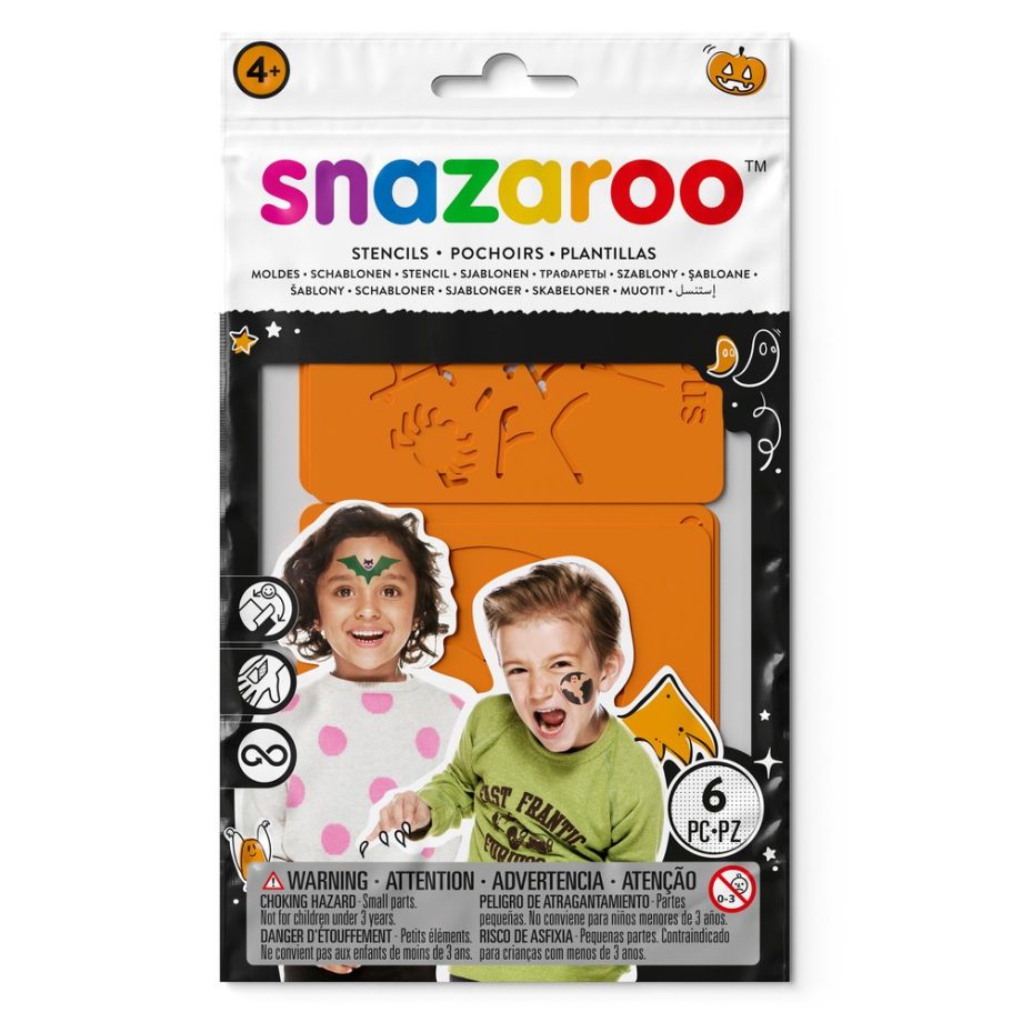 Snazaroo Halloween Stencils - Set of 6 - Universal