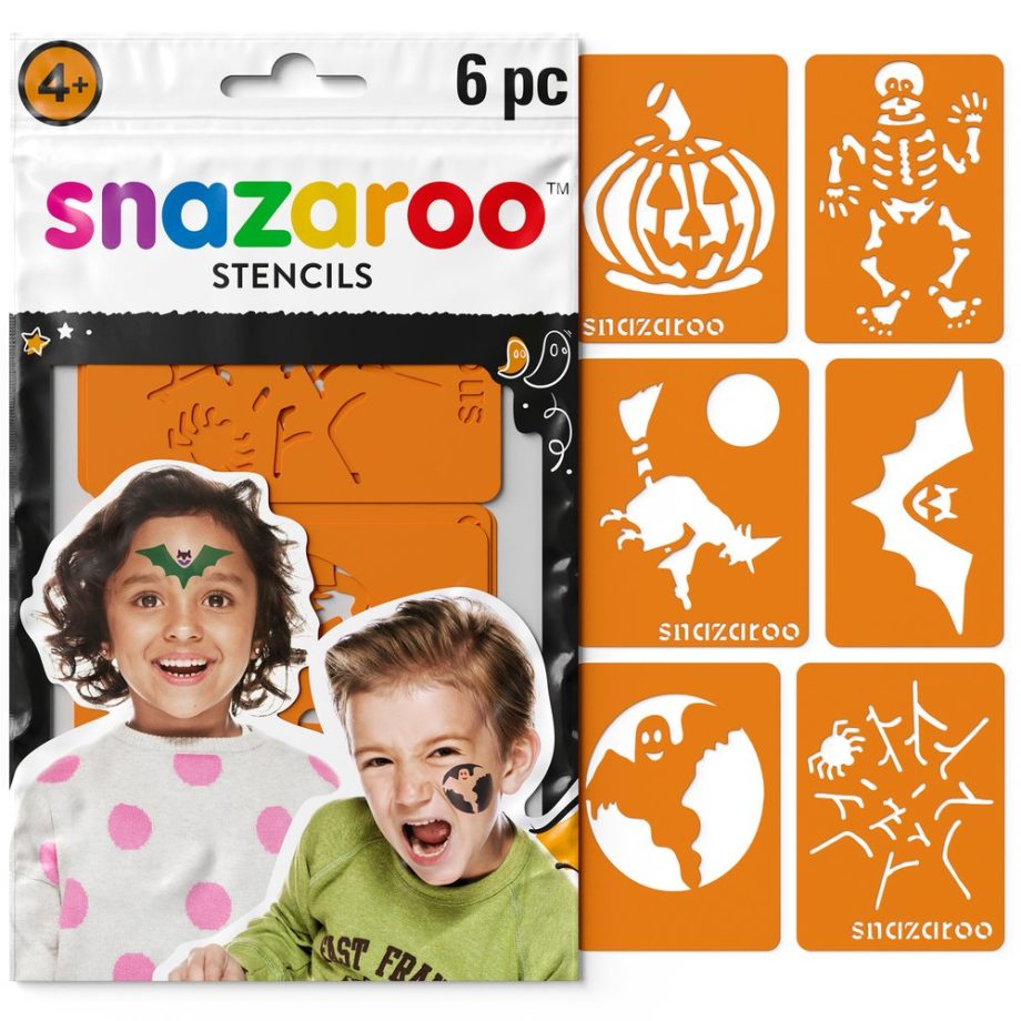 Snazaroo Halloween Stencils - Set of 6 - Universal