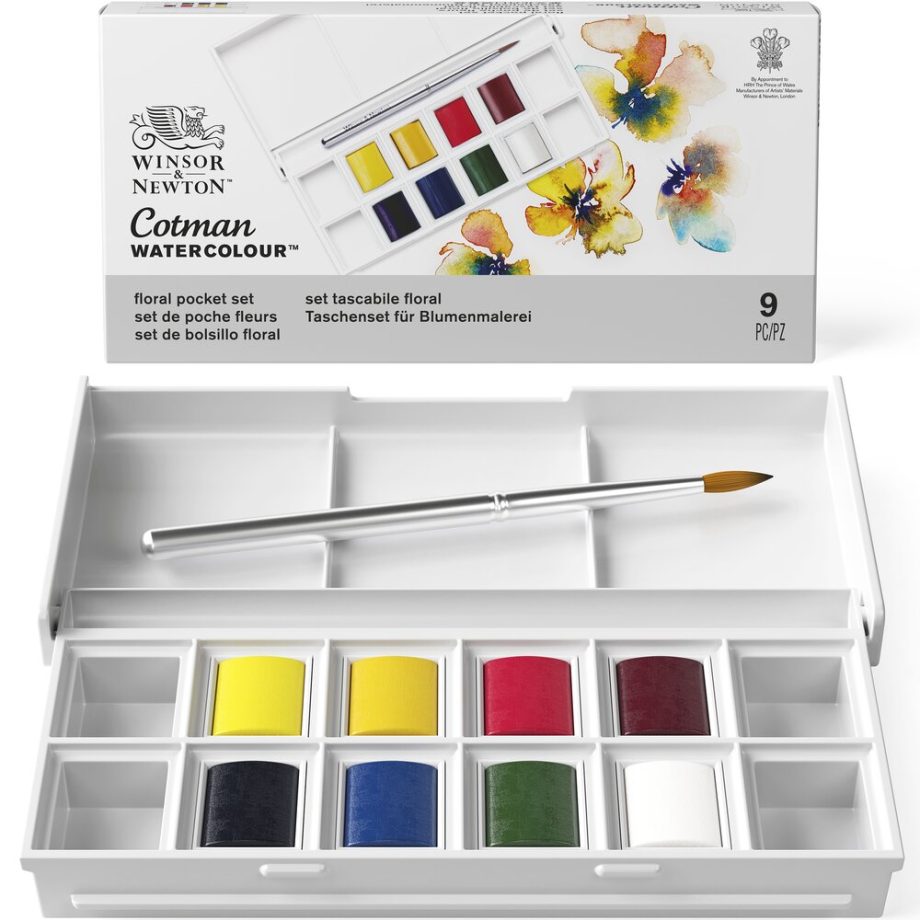 Winsor & Newton Cotman Watercolour Floral Pocket Set