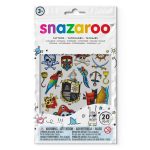 Snazaroo Adventure Temporary Tattoos- Set of 20 - Universal