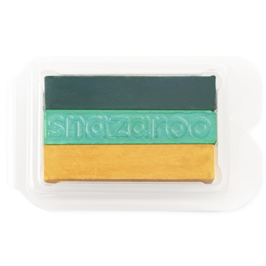 Snazaroo 3-Colour Split Cake 28g - Jungle ROW