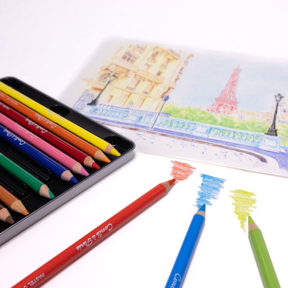 Conté à Paris Pastel pencil assorted Set x 24 metal tin