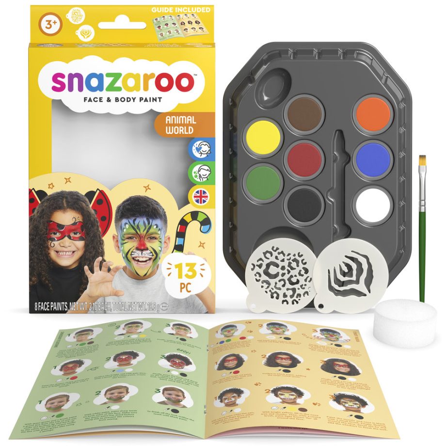 Snazaroo Animal World Face Paint Kit UK