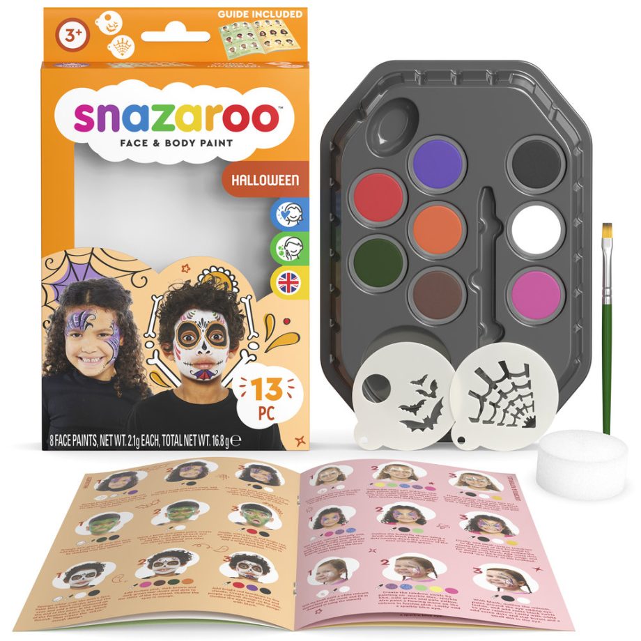 Snazaroo Halloween Characters Face Paint Kit UK