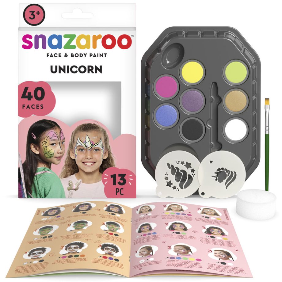 Snazaroo Unicorn/Butterfly Face Paint Kit UK